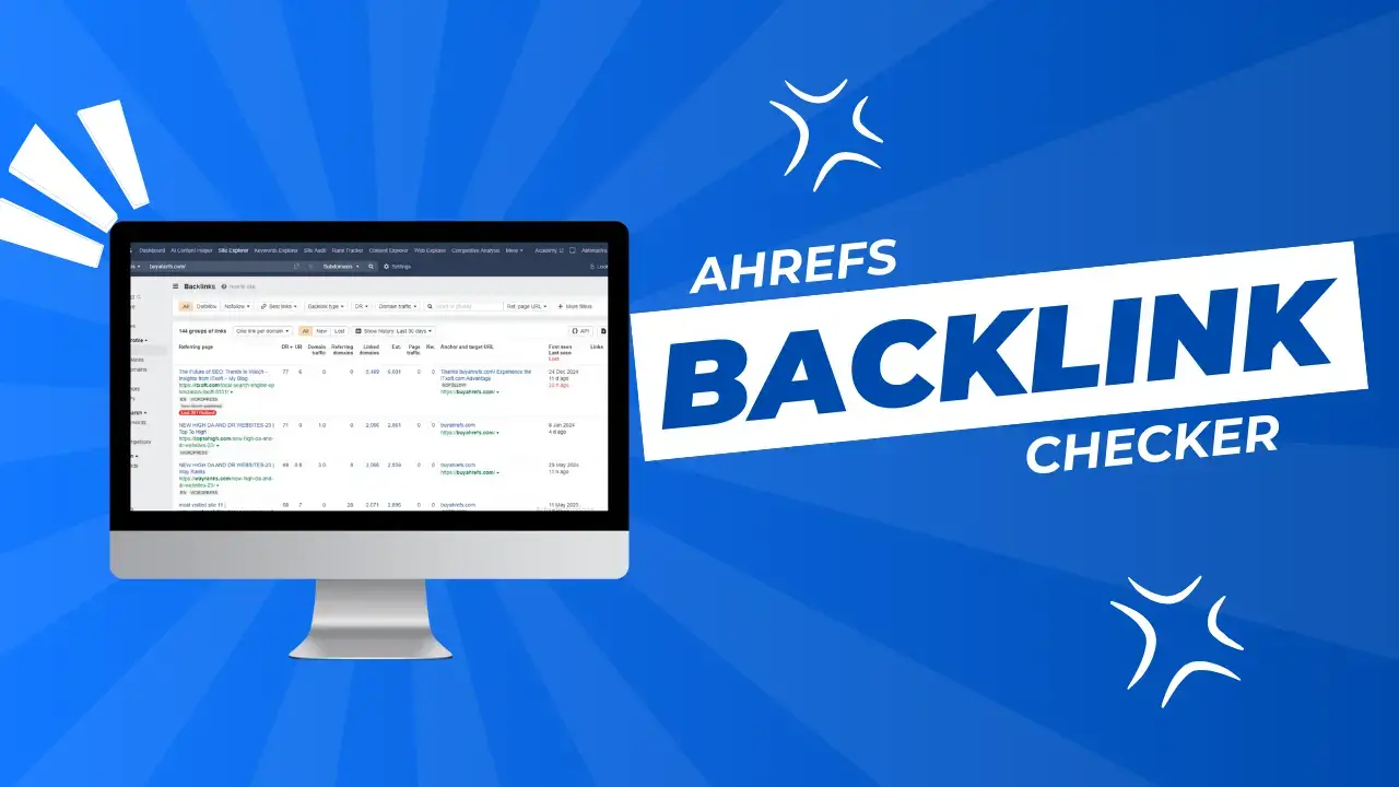 ahrefs backlink checker