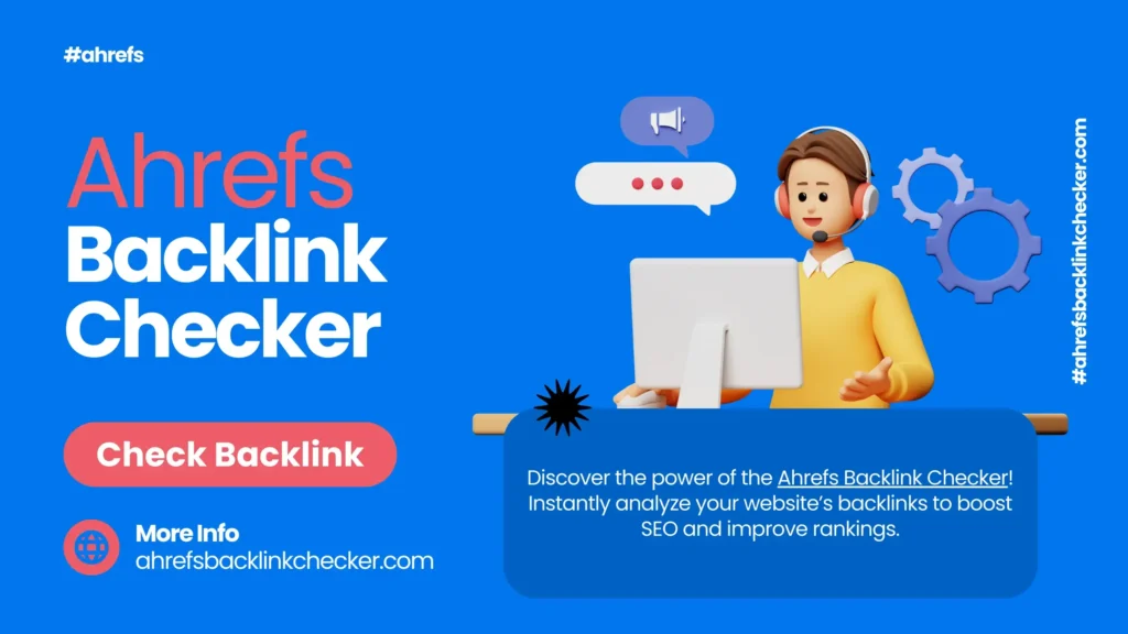 a hrefs backlink checker