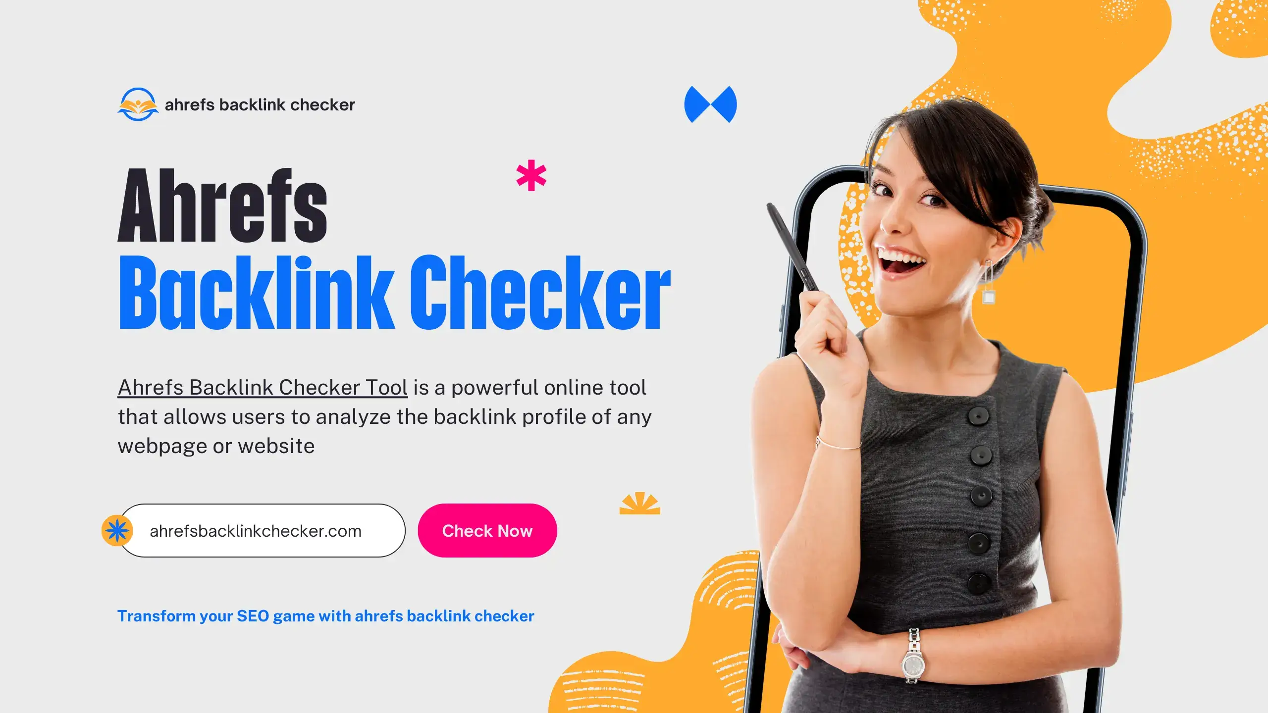 ahrefs free backlink checker